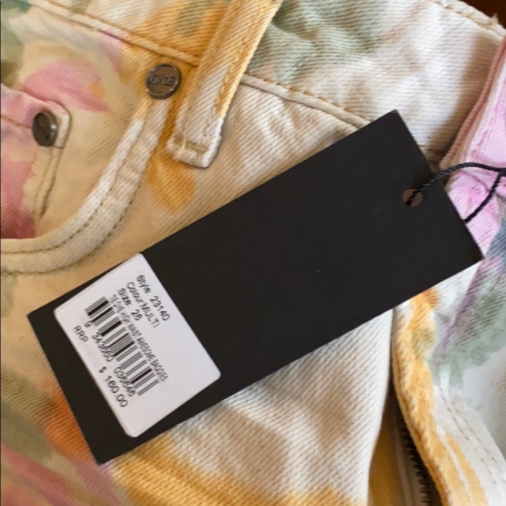 NWT one teaspoon tie dye baggies - Picture 9 of 9